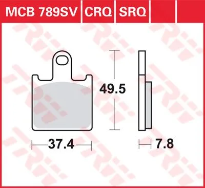 SV Series Синтеровани спирачни накладки