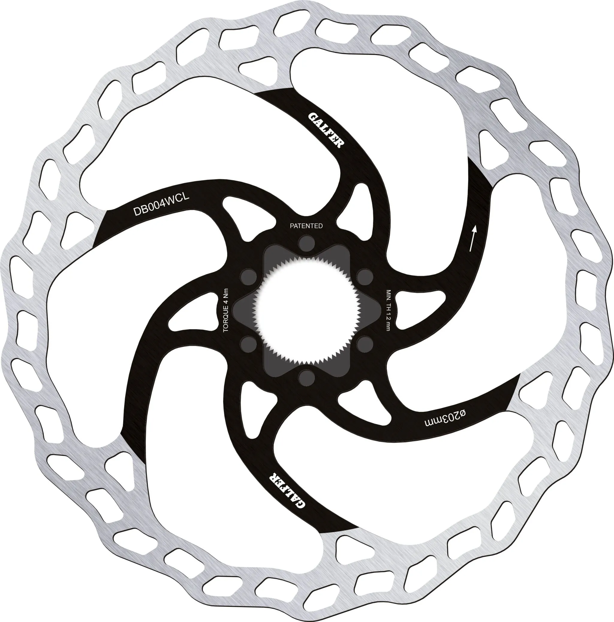 Фиксиран диск Wave® Center-Lock