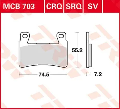 SV Series Синтеровани спирачни накладки