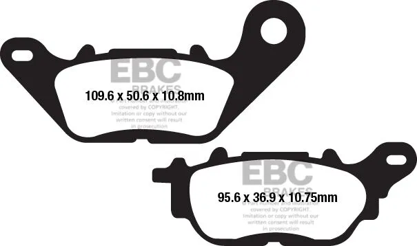 FA Series Organic Brake Pads