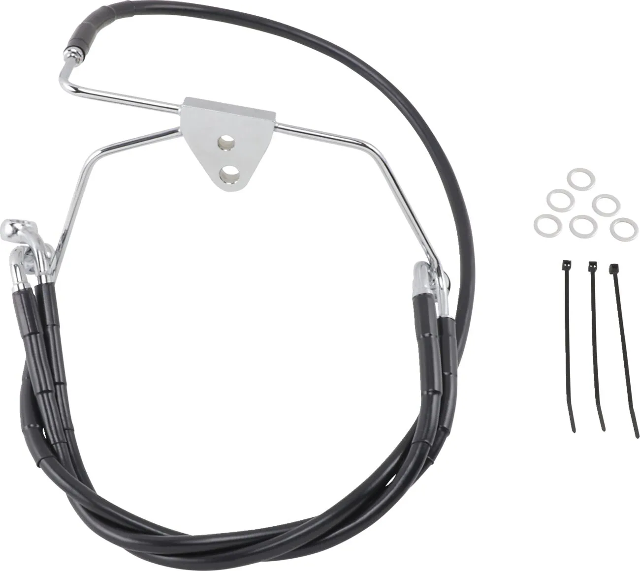 Extended Length Black Vinyl Brake Line Kit