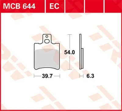 EC Series Ceramic Brake Pads