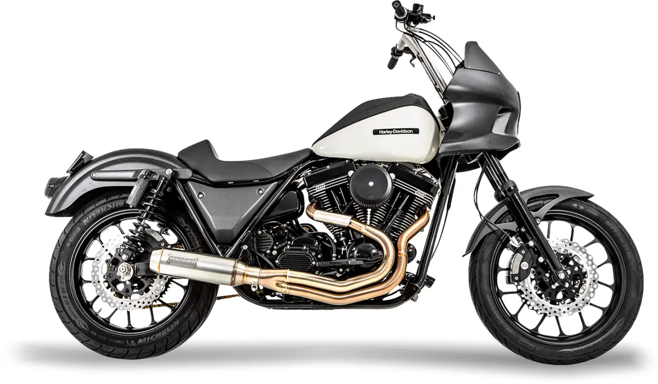 Изпускателна система 2-вътре-1 с шумозаглушител Super Bike