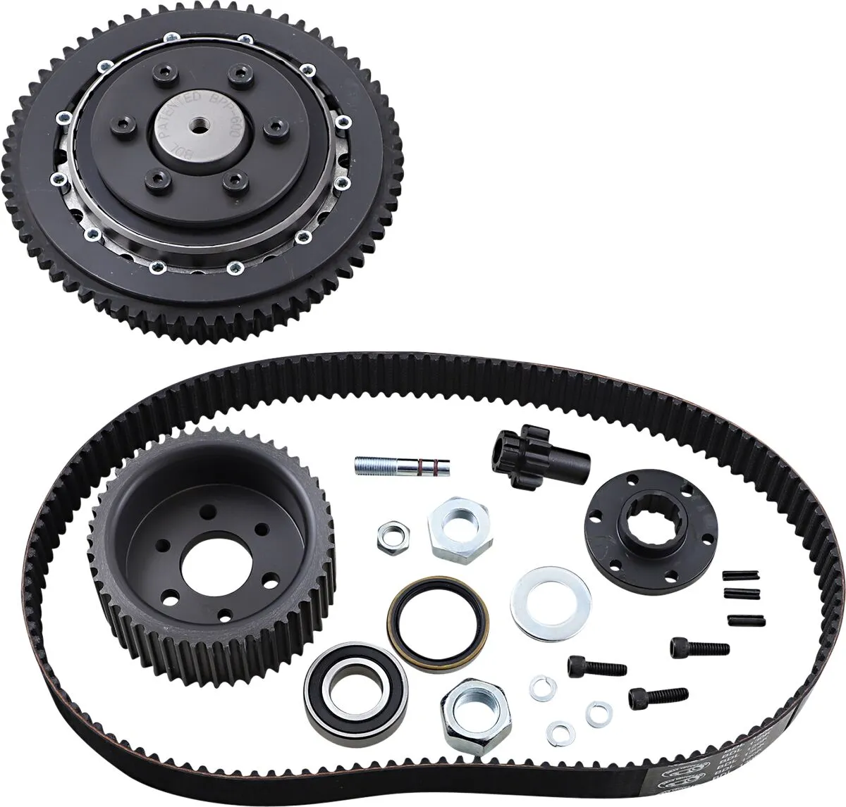 1-5/8" 8 mm Belt Drive With Lockup Clutch