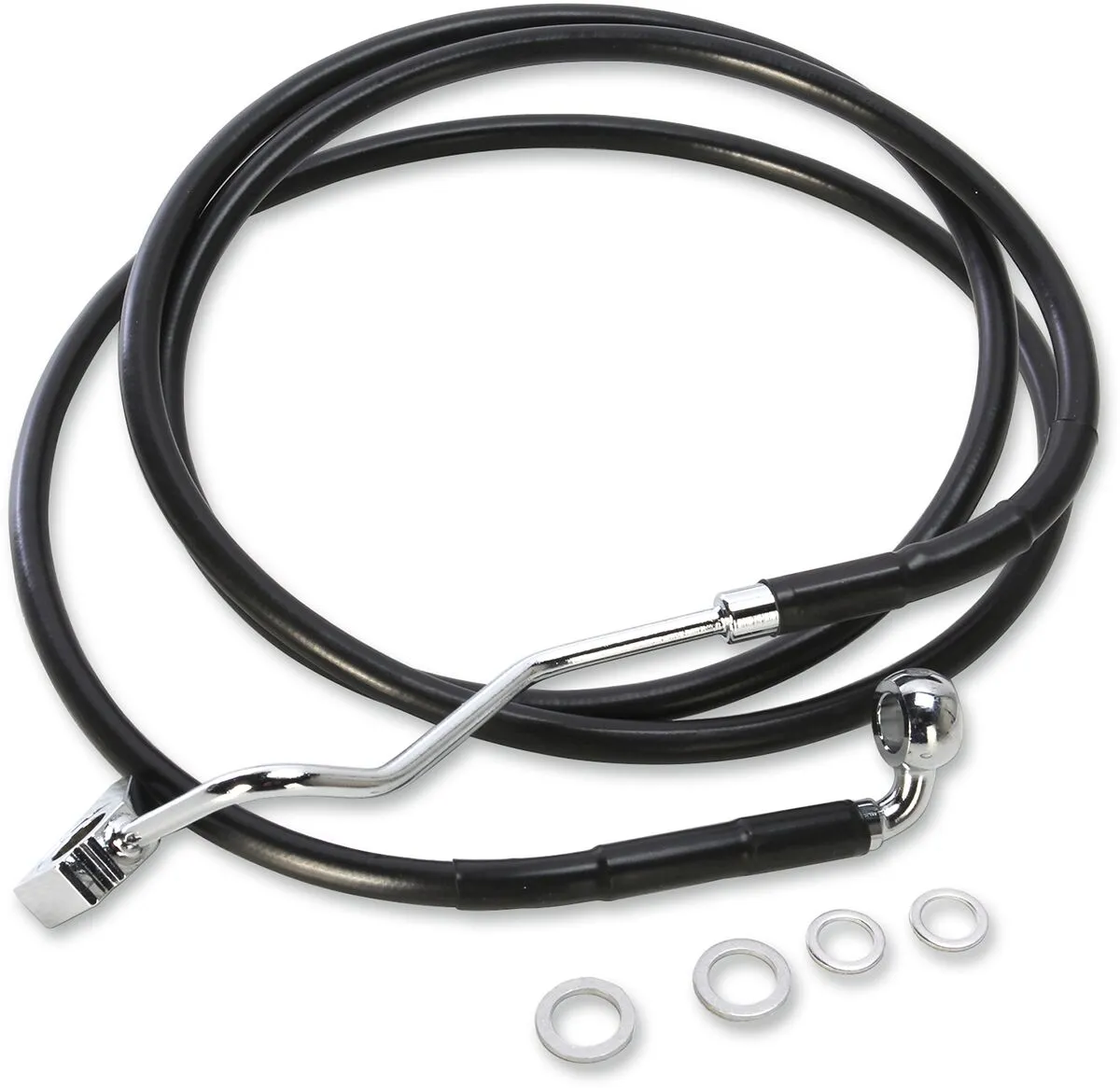 Extended Length Black Vinyl Brake Line Kit