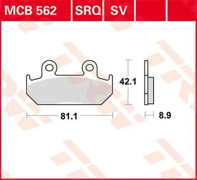 SV Series Синтеровани спирачни накладки