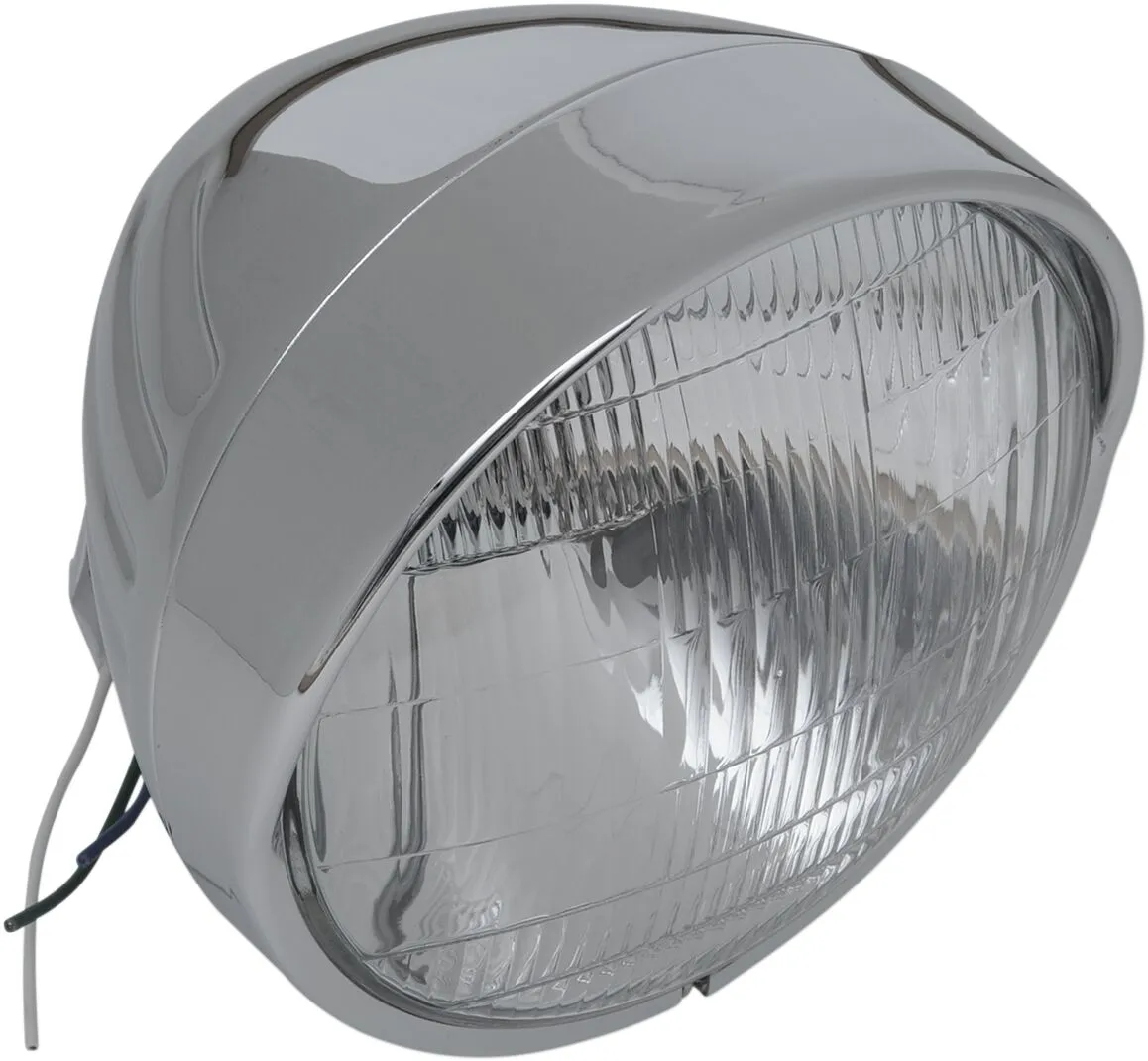 Chrome Custom Springer-Style Headlight Assemblies