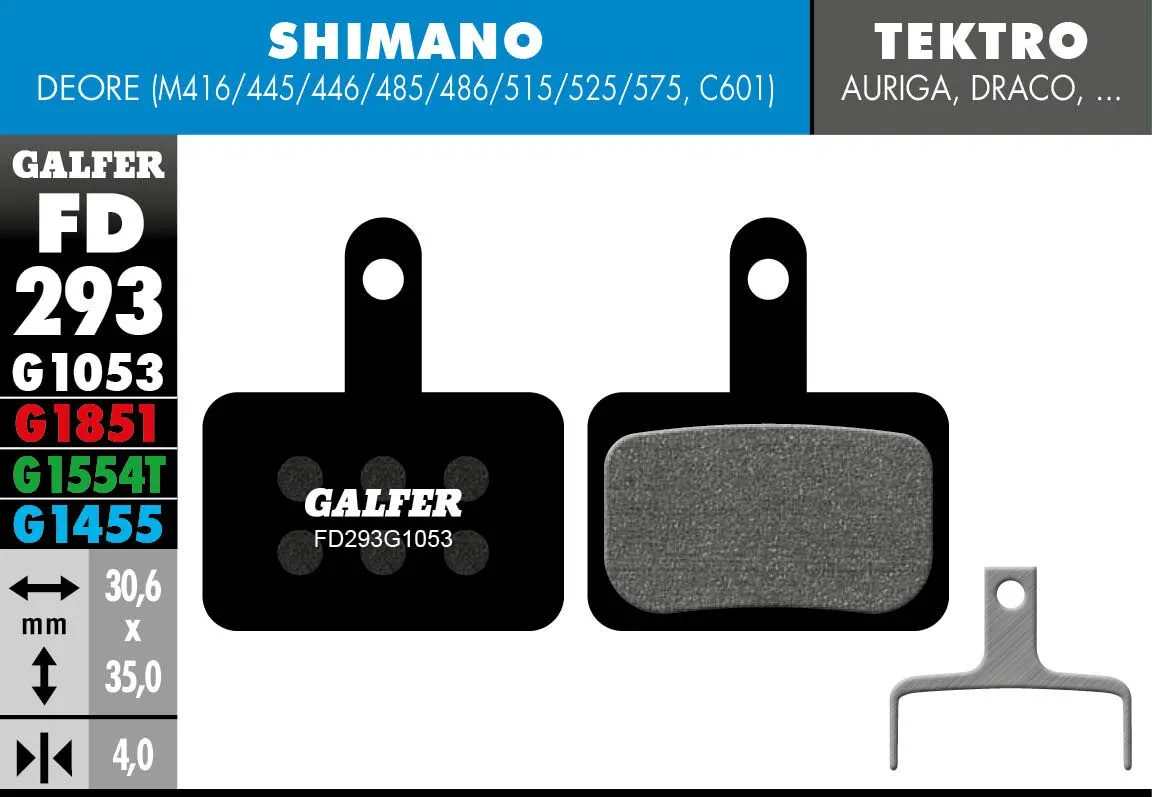 G1053 Standard спирачни накладки