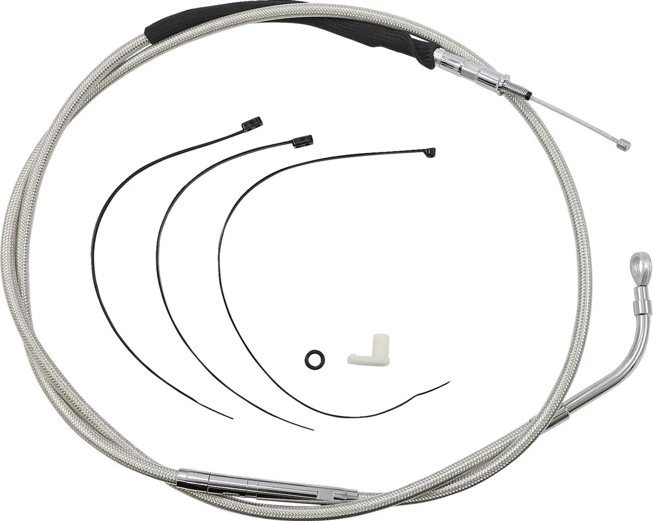 High-Efficiency Polished Stainless Clutch Cable