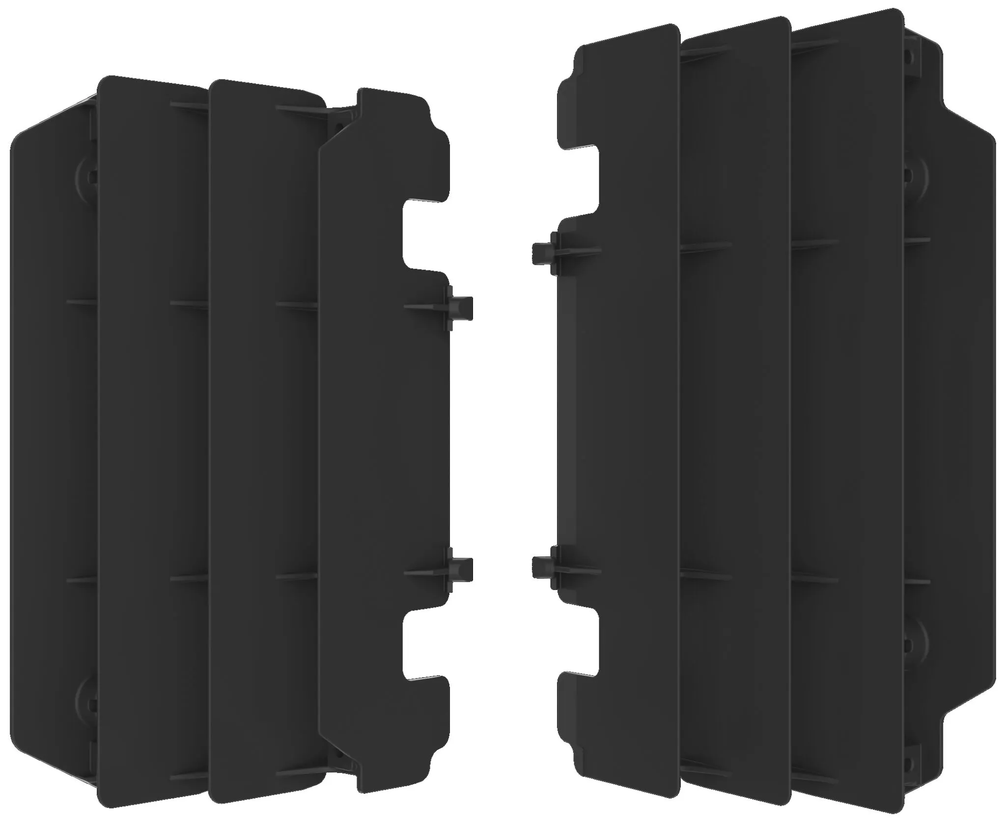 Radiator louvers