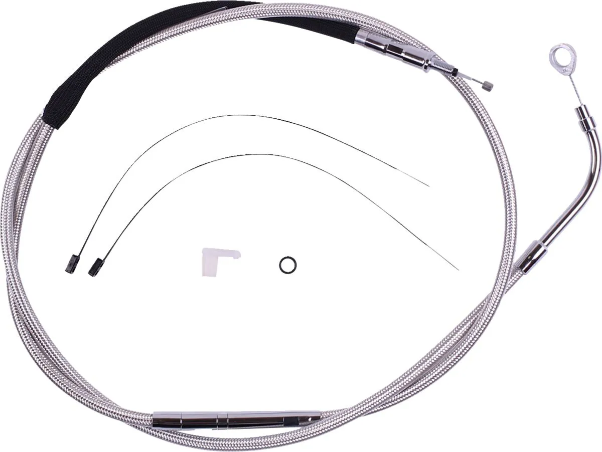 High-Efficiency Polished Stainless Clutch Cable