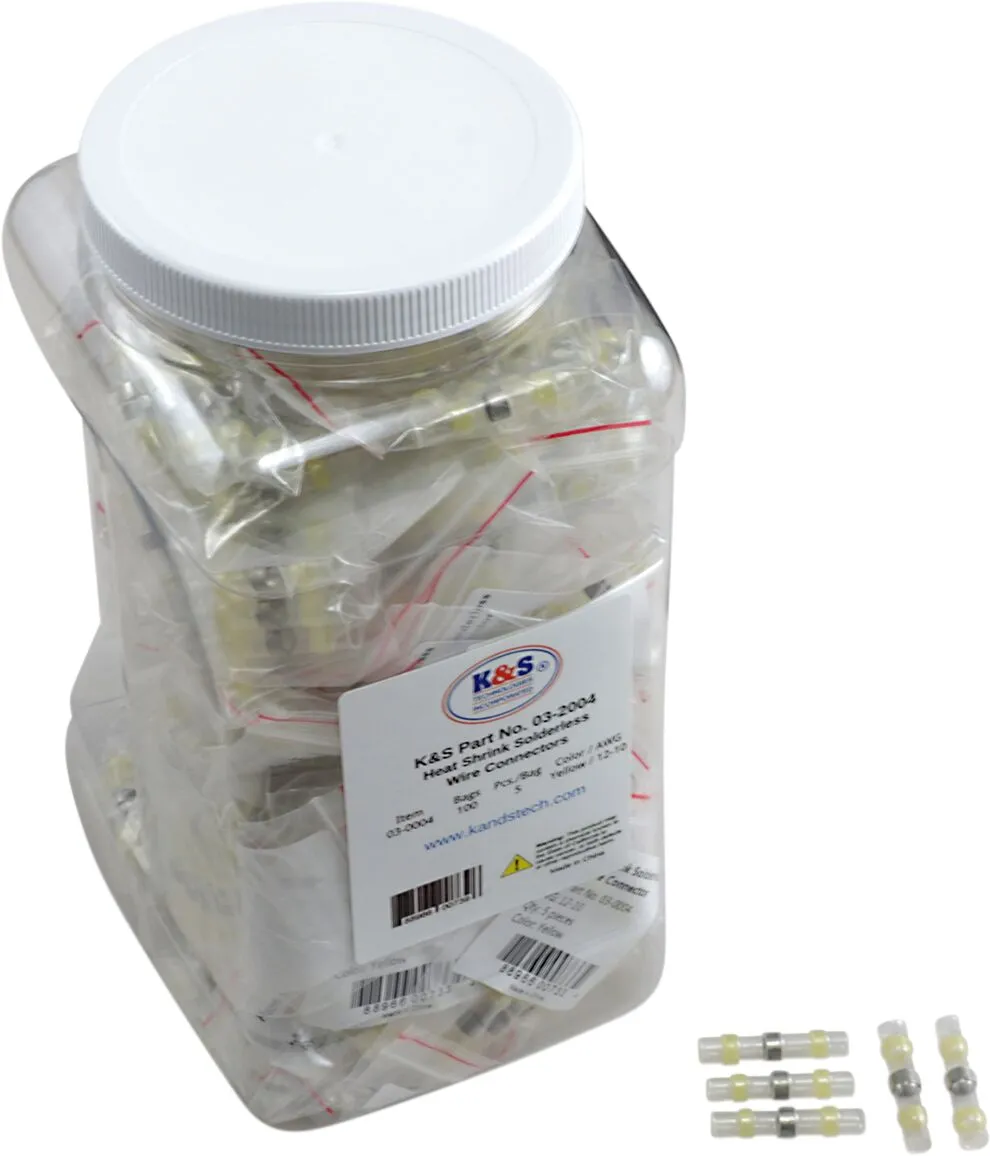 Heat-Shrink Solderless Wire Connector Kit/Refill