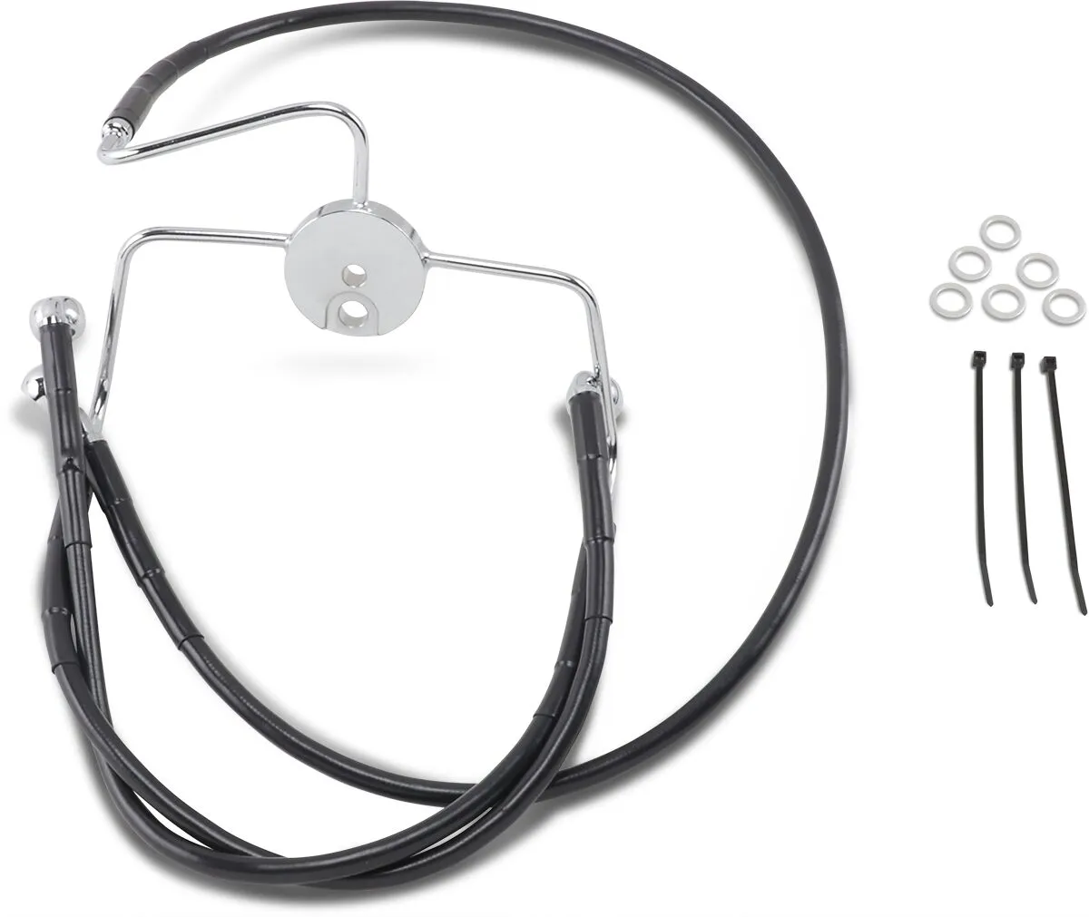 Extended Length Black Vinyl Brake Line Kit