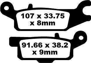 TT Sport Carbon Fusion Brake Pads