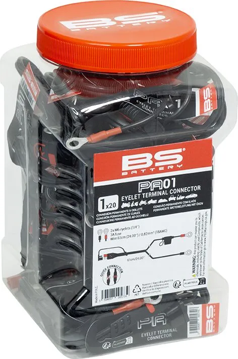 Накрайник с ухо BS BATTERY PA-01 20pc Jar