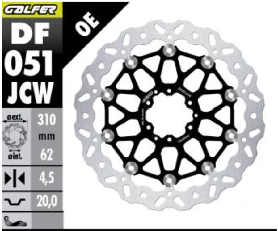 BRAKE ROTOR FLOATECH WAVE