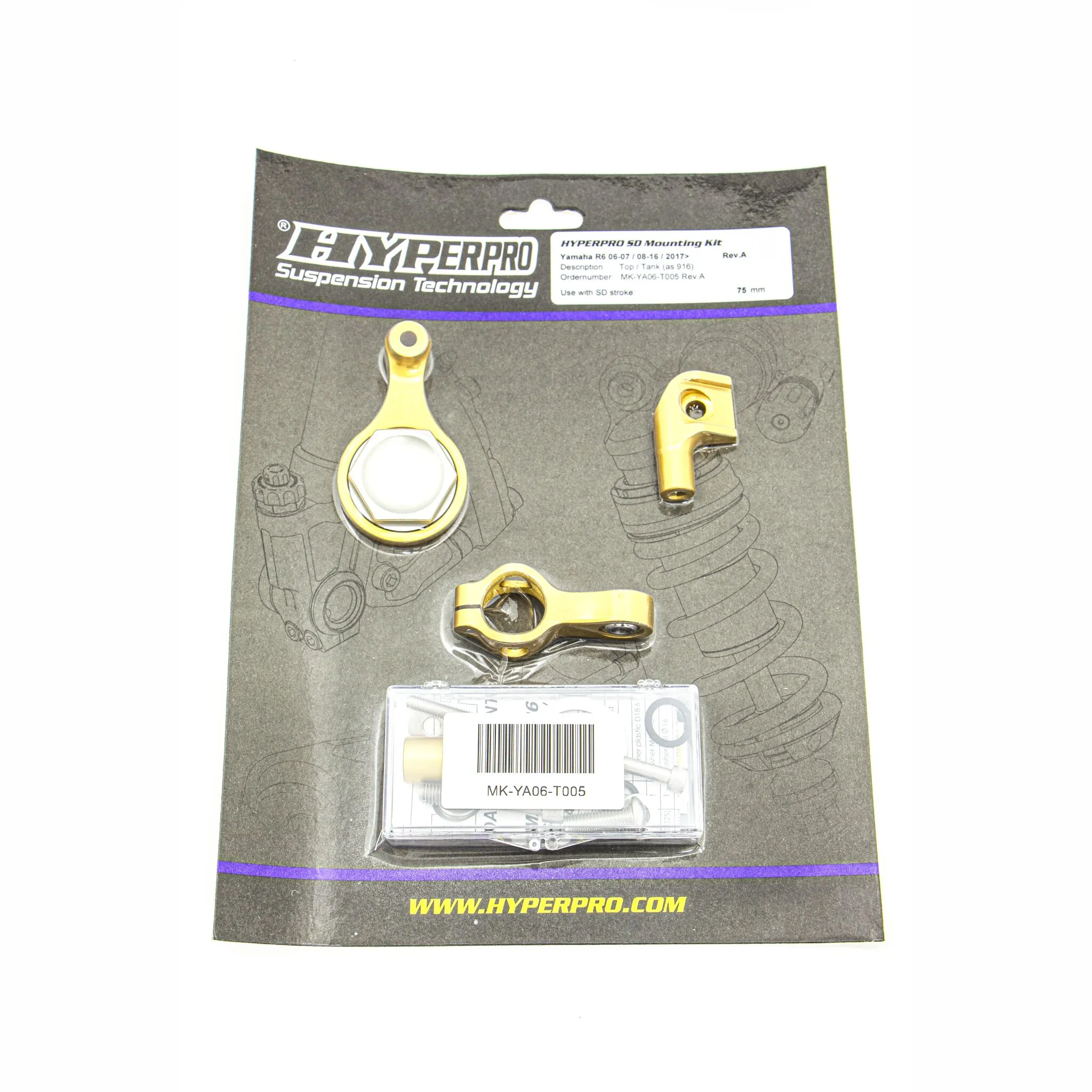 Комплект за монтаж на амортисьор за управление