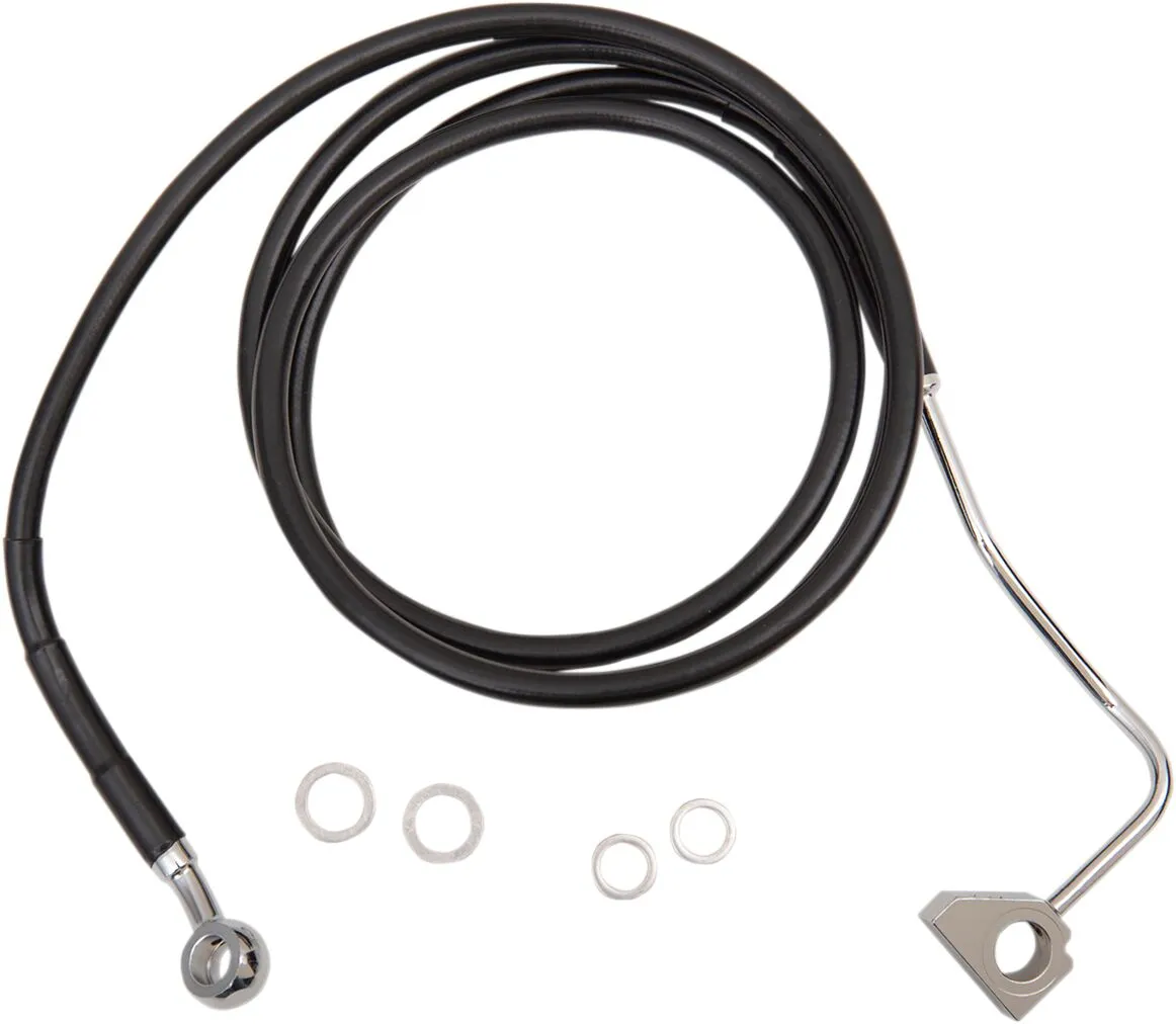 Extended Length Black Vinyl Brake Line Kit