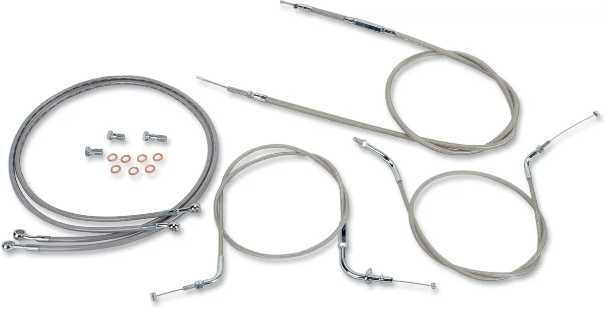 Stainless Handlebar Cable/Line Kit