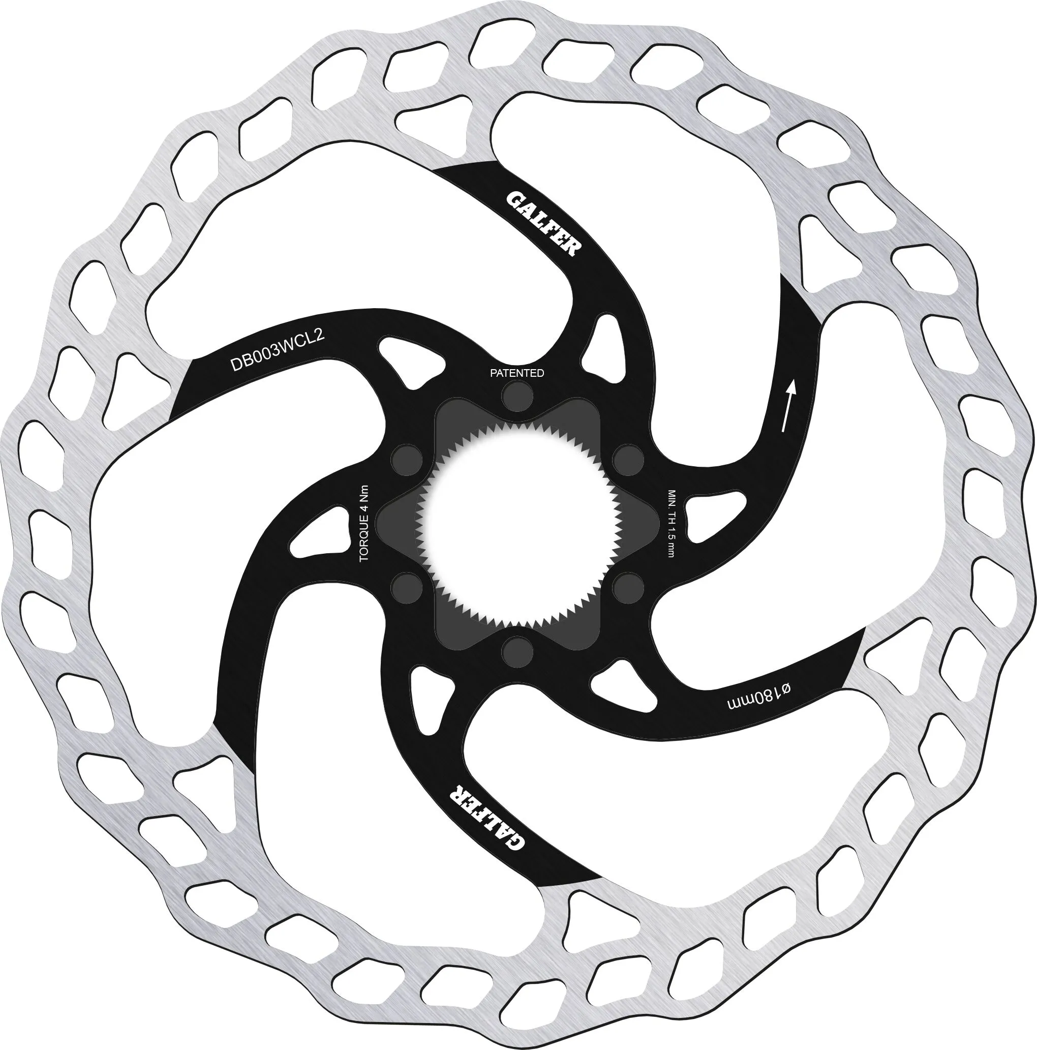 Фиксиран диск Wave® Center-Lock