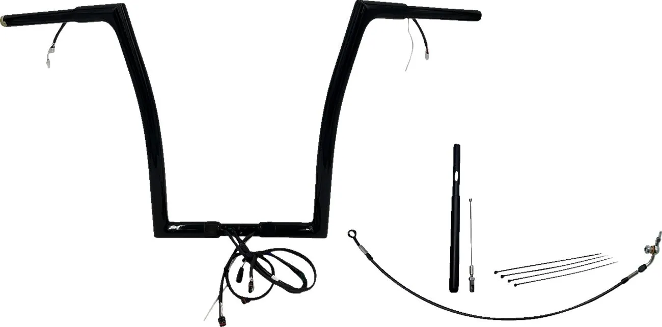 EZ Install Wired 1-1/4" Flat Top Handlebar Kit