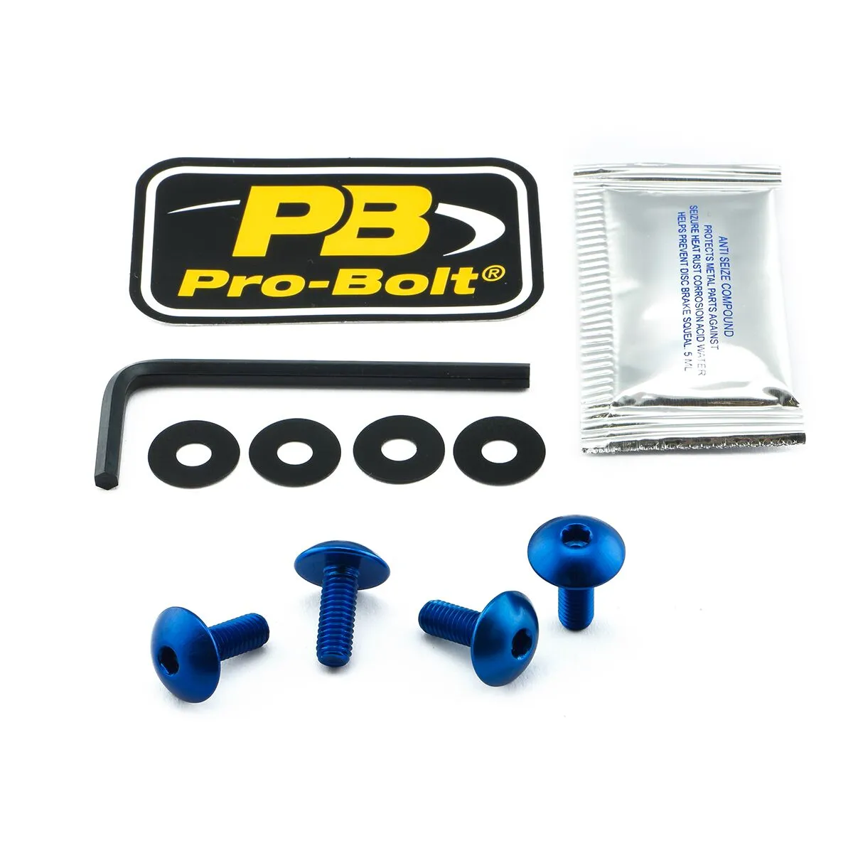 Aluminium License Plate Bolt Kit