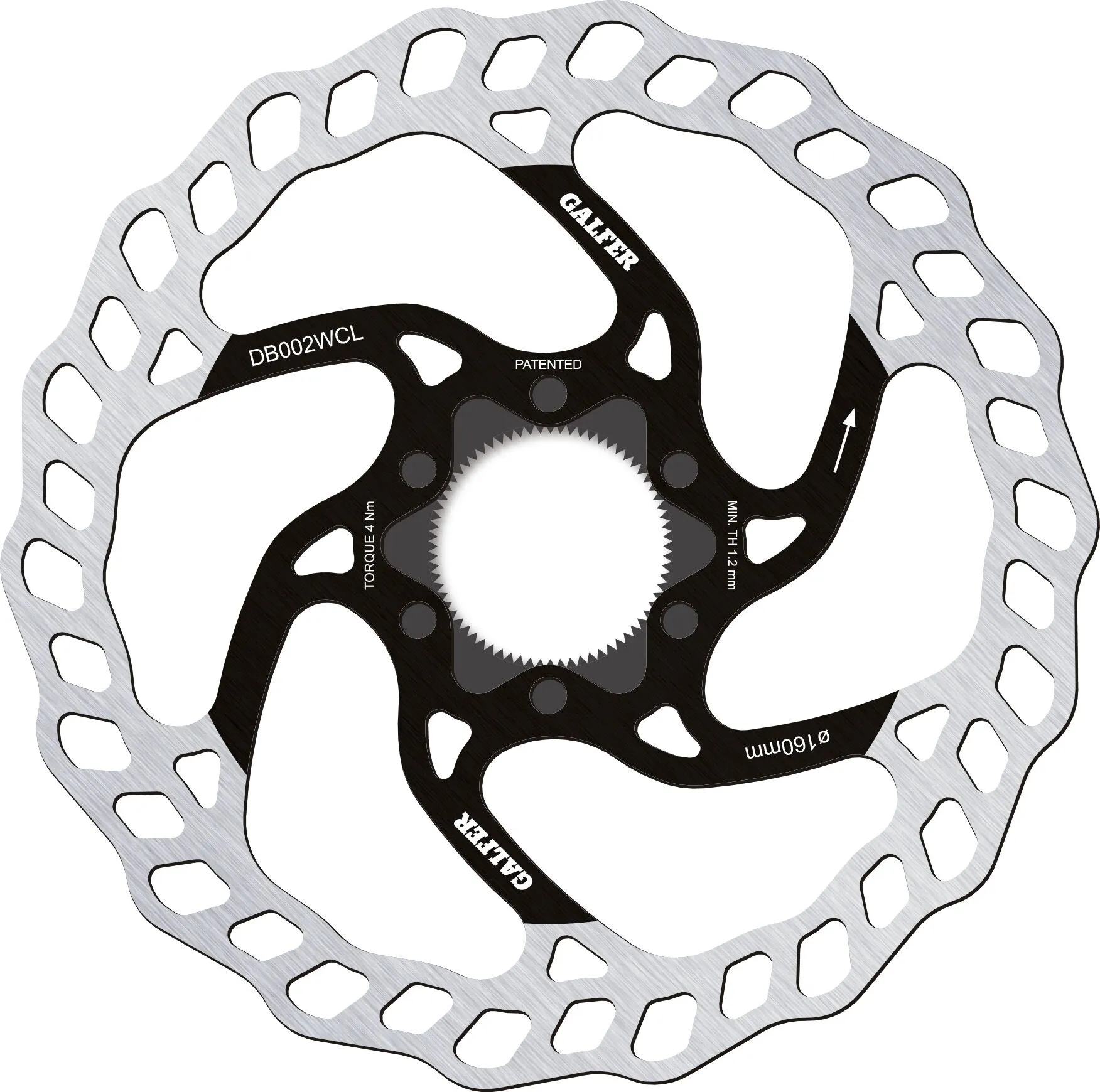Фиксиран диск Wave® Center-Lock