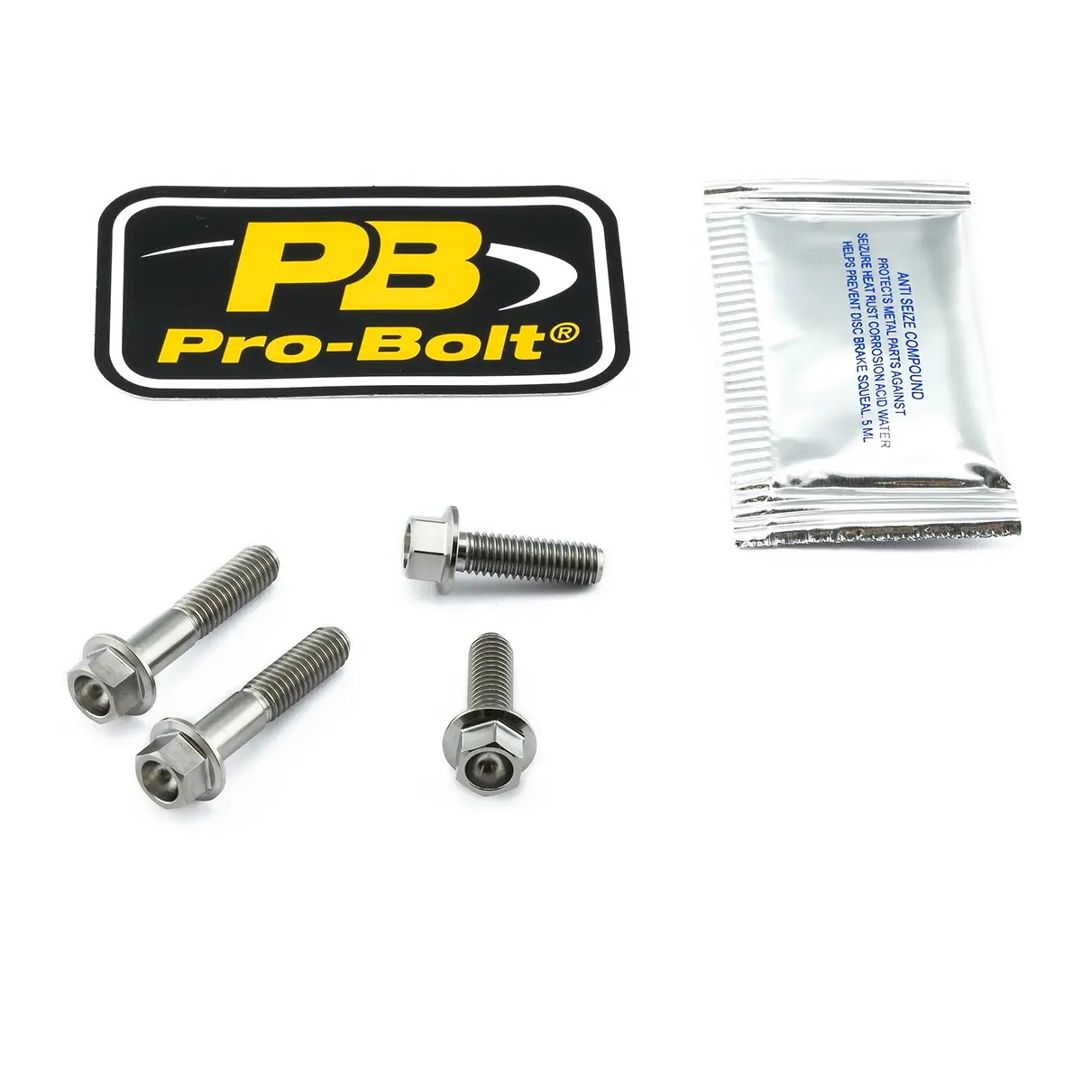 Titanium Brake & Clutch Lever Pinch Bolt Kit