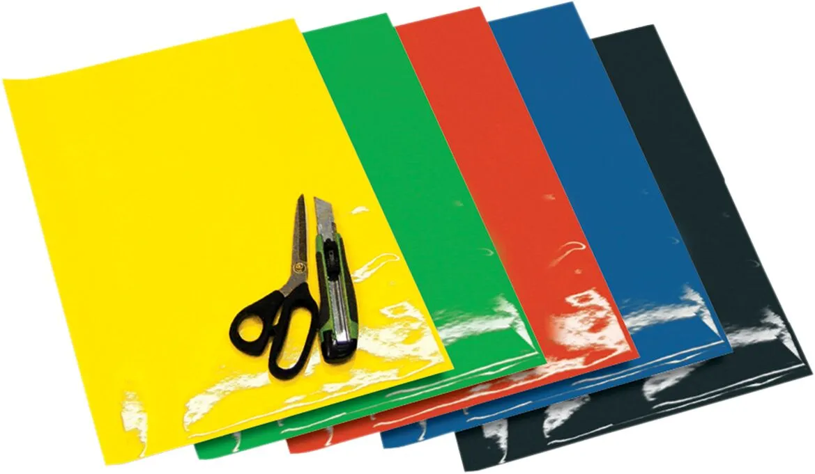 Colored Crystal Sheets