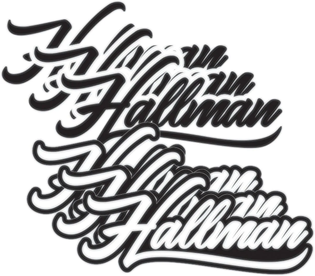 Лист стикери Hallman