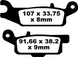 TT Sport Carbon Fusion Brake Pads