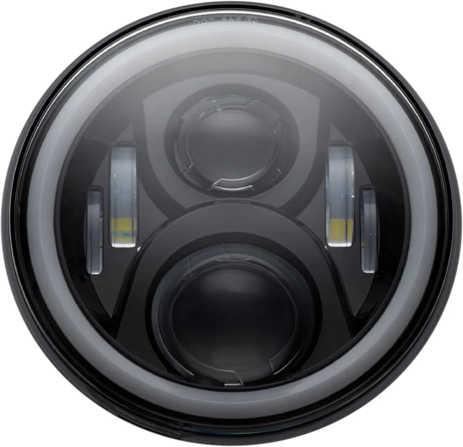 7" LED Halo фар с монтажен пръстен