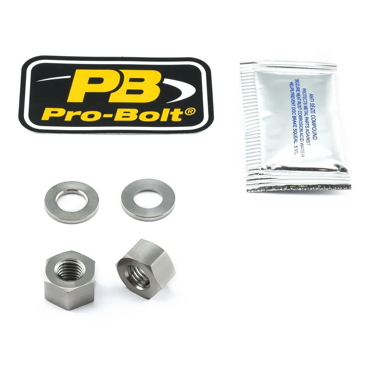 Titanium Clip-On / Handle Bar Mount Bolt Kit