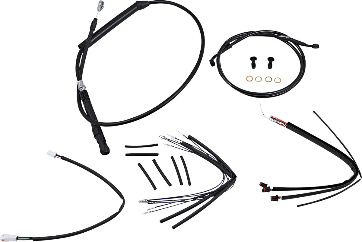Комплект жила и спирачни линии за кормило за Burly Ape Handlebars