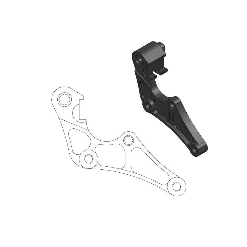 Supermoto Street Rotor Adapter Bracket