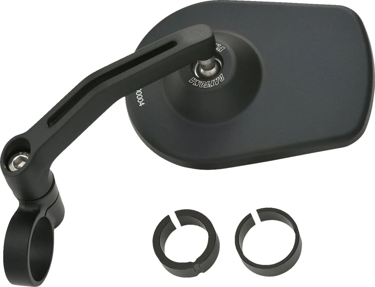 Bar End D-Mirror 5" Aluminium Pan