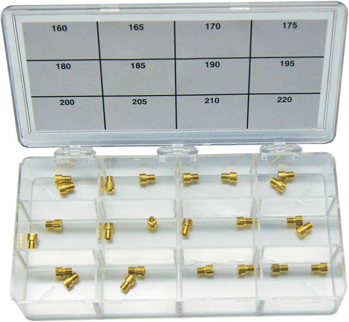 A-Bax Engineering Main Jets Assortment for Keihin CV Carburetor Kit