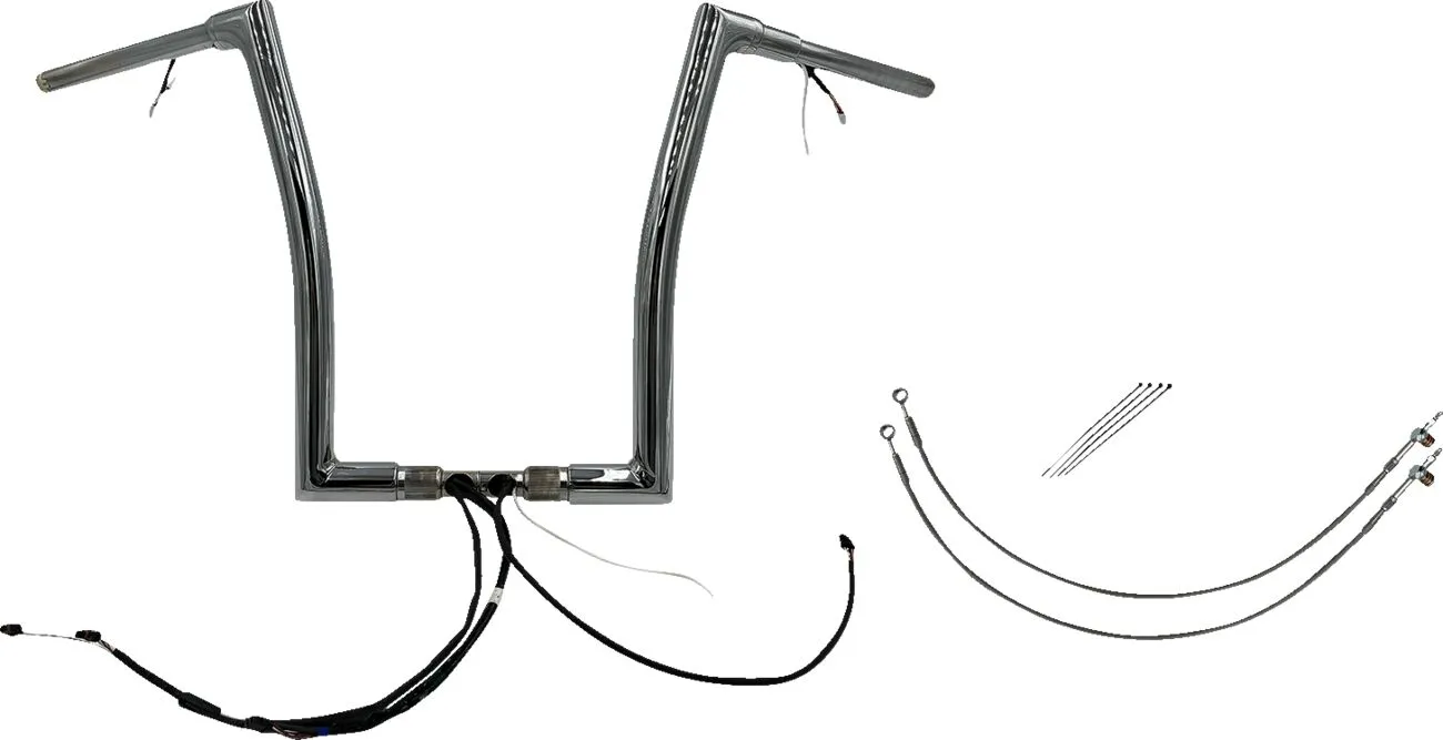 EZ Install Wired 1-1/2" Flat Top Handlebar Kit