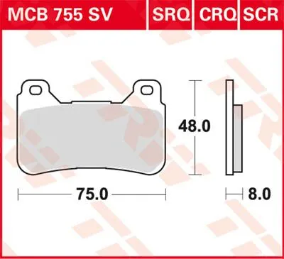 SV Series Синтеровани спирачни накладки