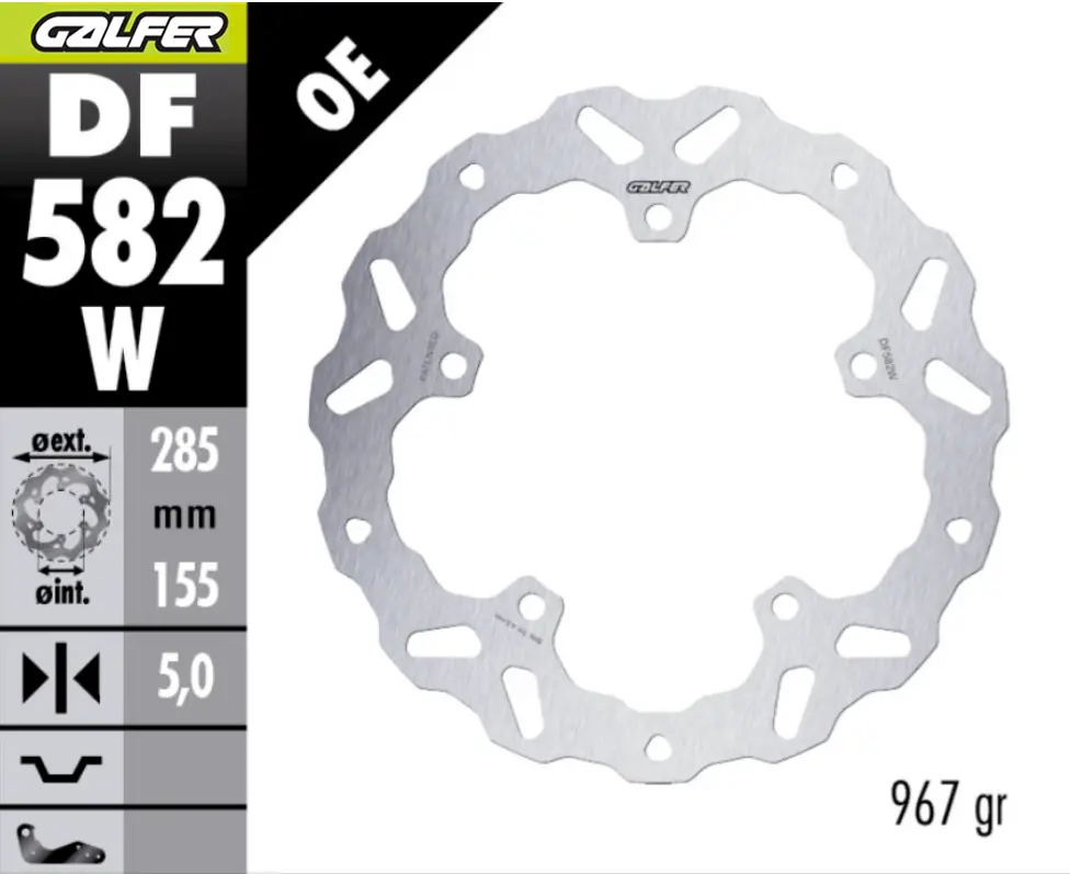 BRAKE ROTOR FIXED WAVE