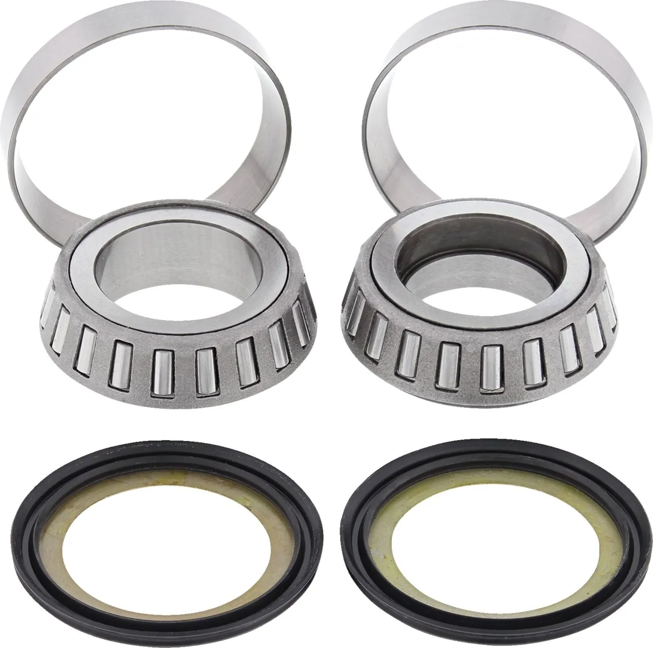 Steering Stem Tapered Roller Bearings and Seals Kit