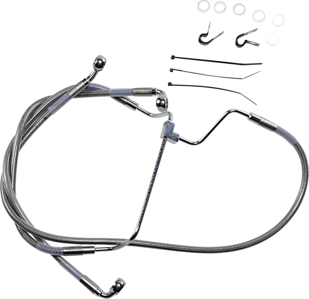 Extended Length Stainless Steel Brake Line Kit