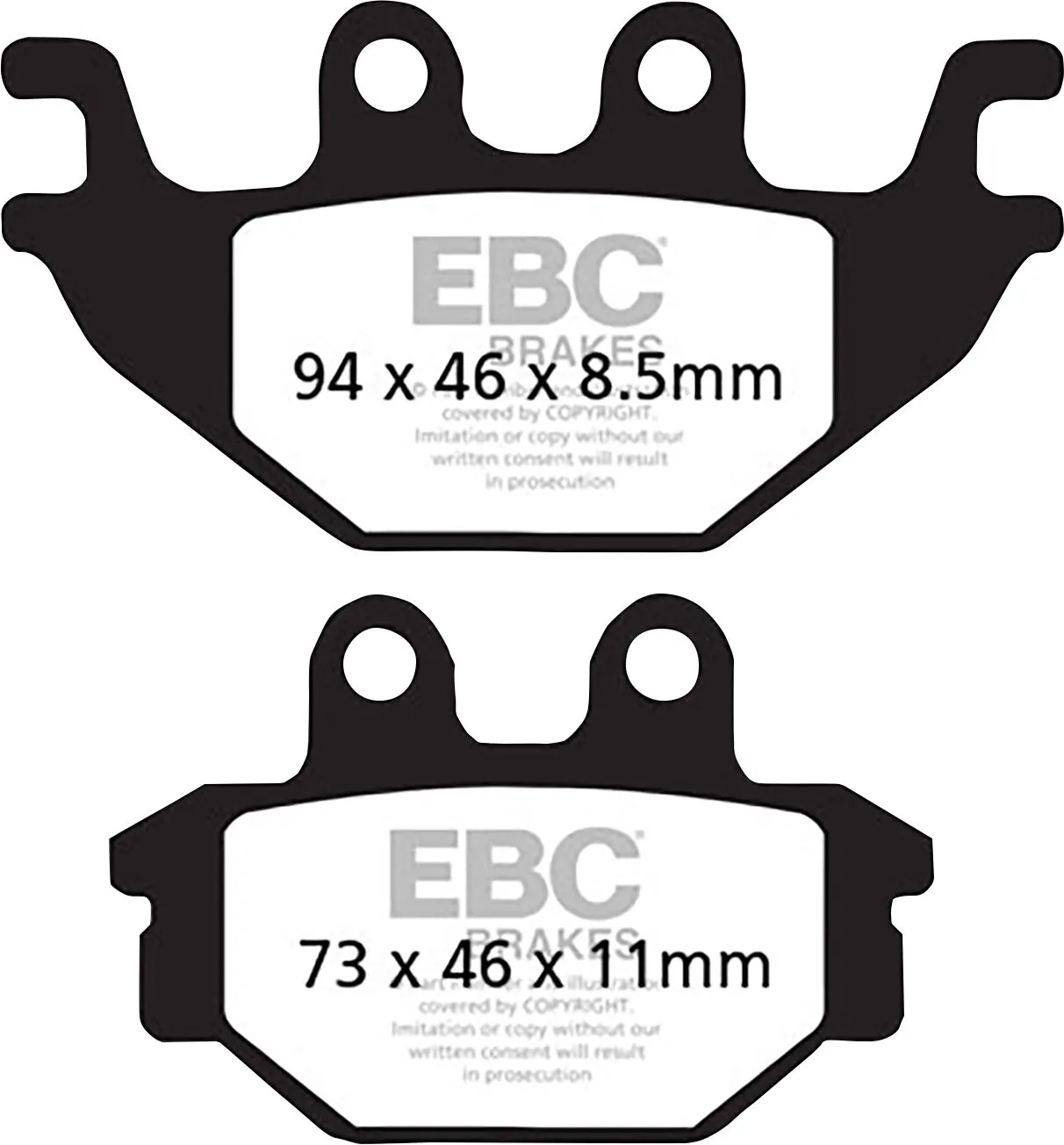 SFAC Carbon Series Scooter Brake Pads