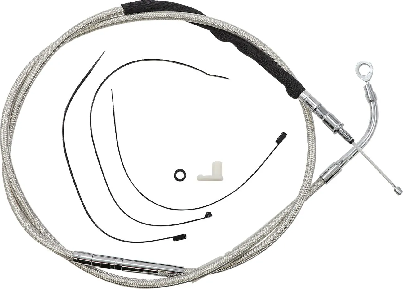 High-Efficiency Polished Stainless Clutch Cable