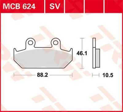SV Series Синтеровани спирачни накладки