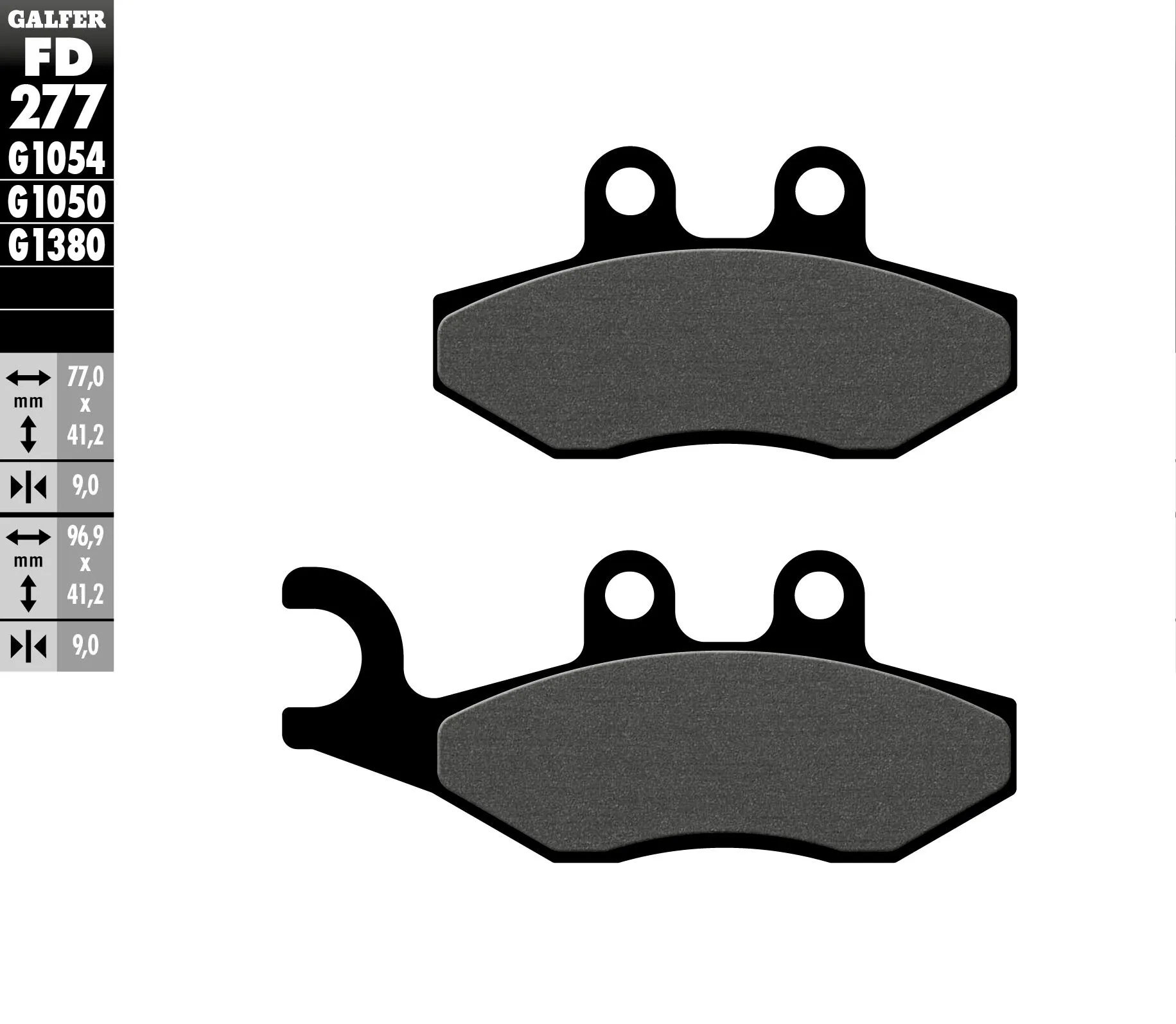 Semi-Metallic Brake Pads