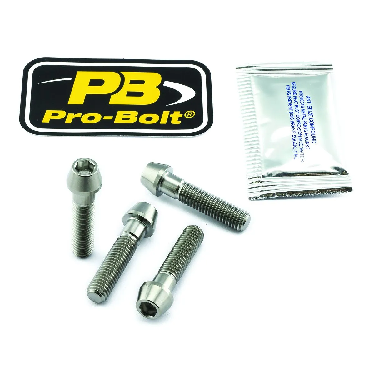 Комплект болтове за затягане на ос Titan, преден