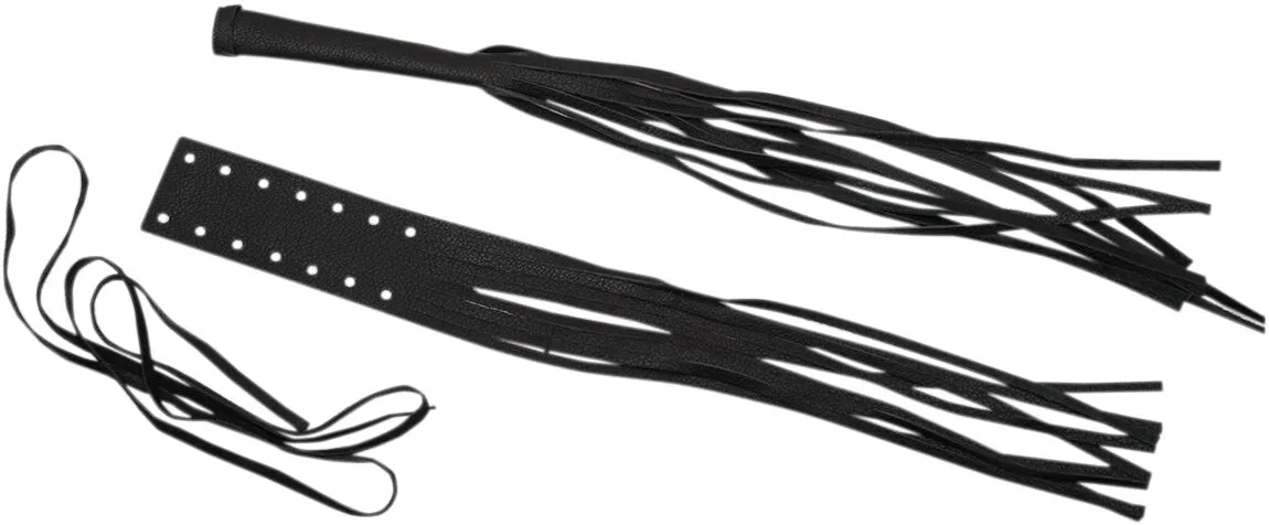 Fringed Leather Lever Covers