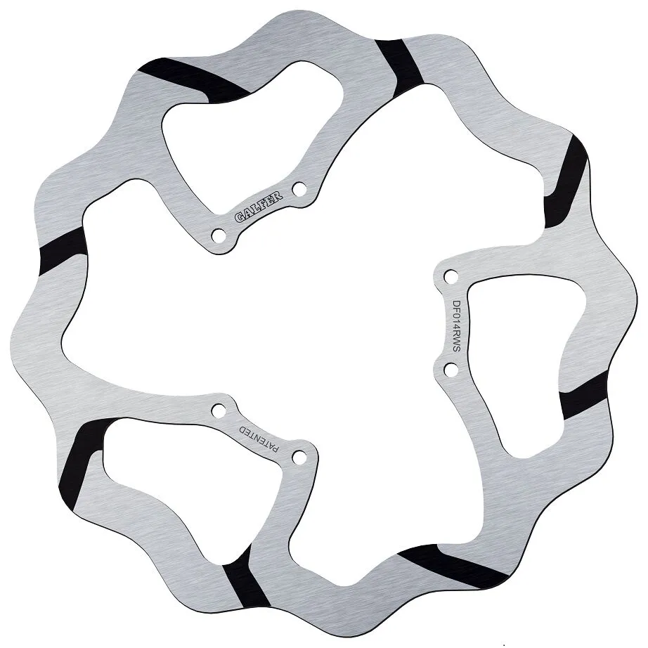 BRAKE ROTOR FIXED WAVE GROOVED OVERSIZE