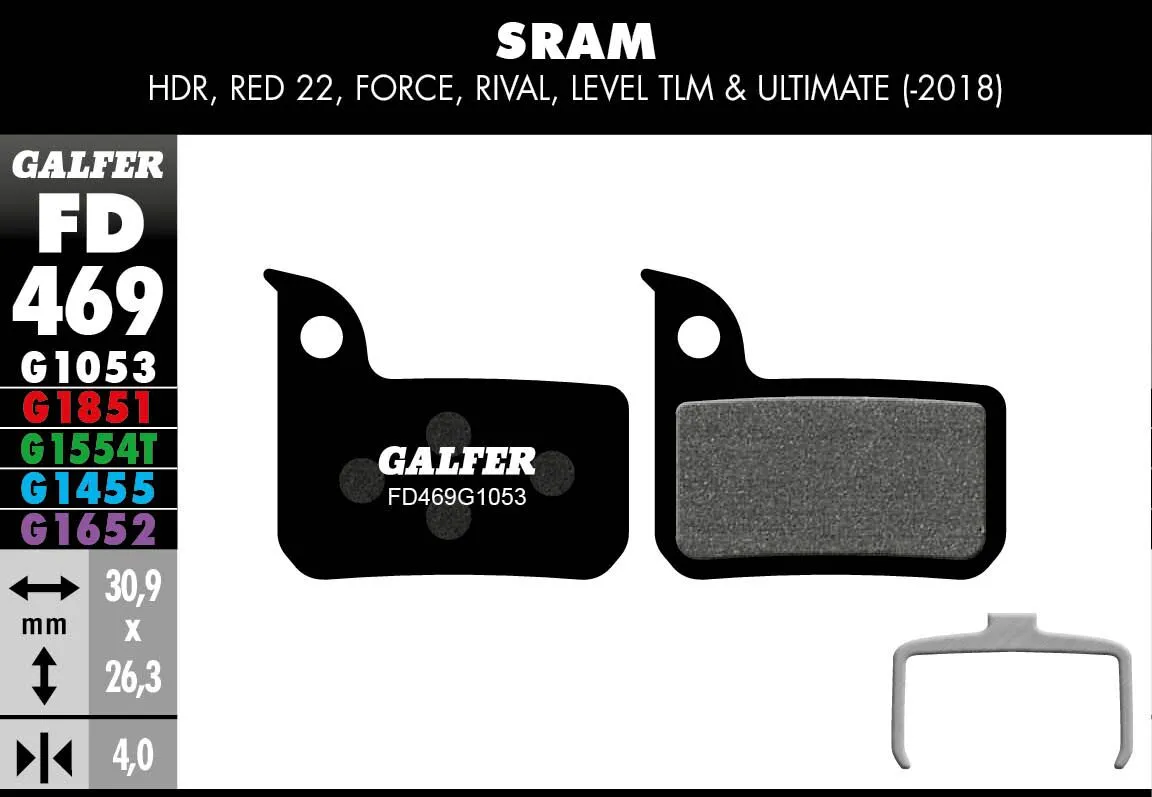 G1053 Standard спирачни накладки
